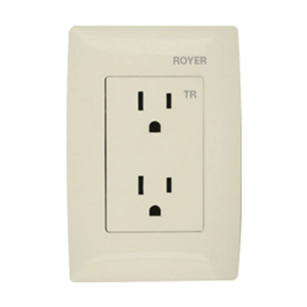CONTACTO DUPLEX 2P+T ROYER 100 MARFIL C