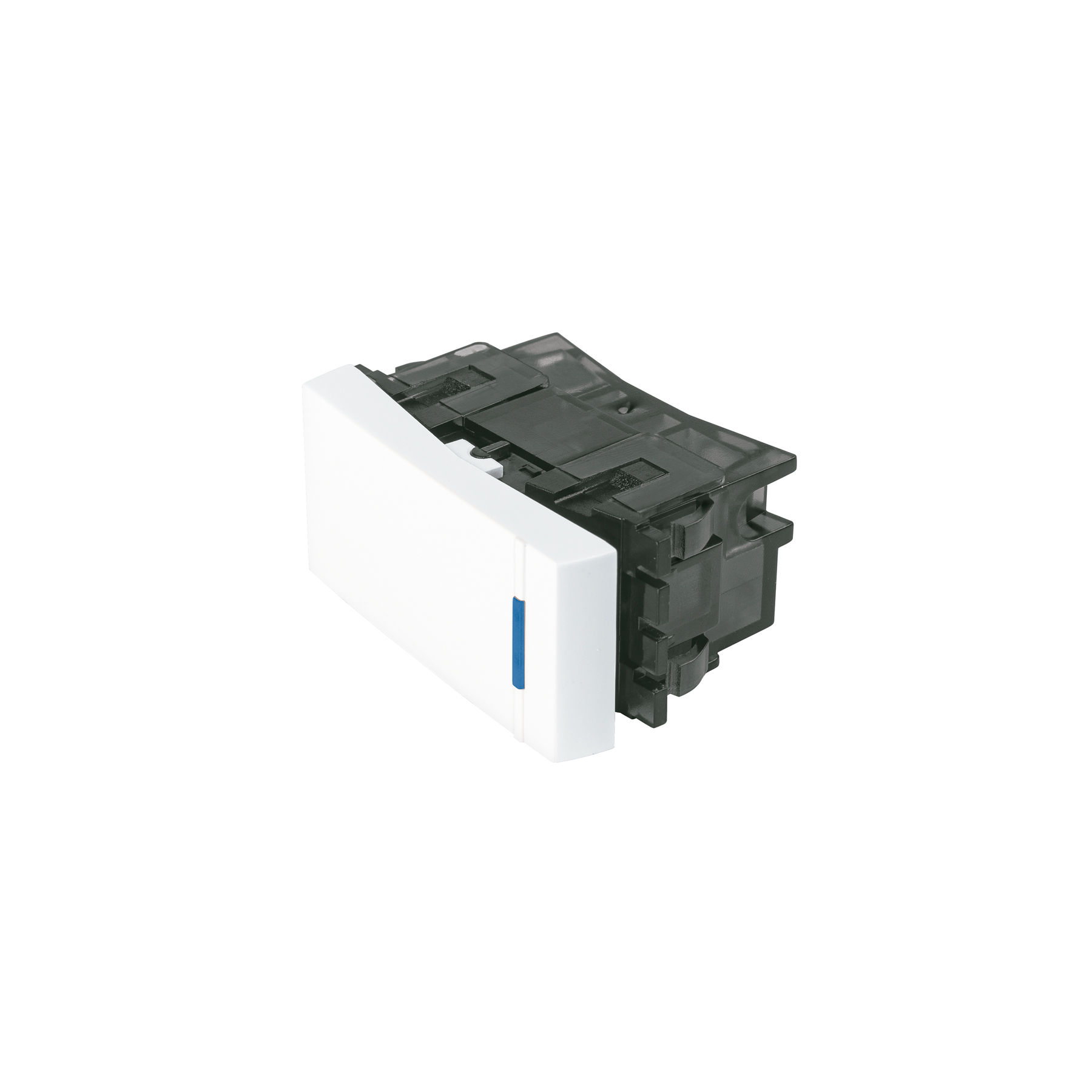 APSE-EB Interruptor sencillo 1 módulo, línea Española, color blanco Cód: 47045