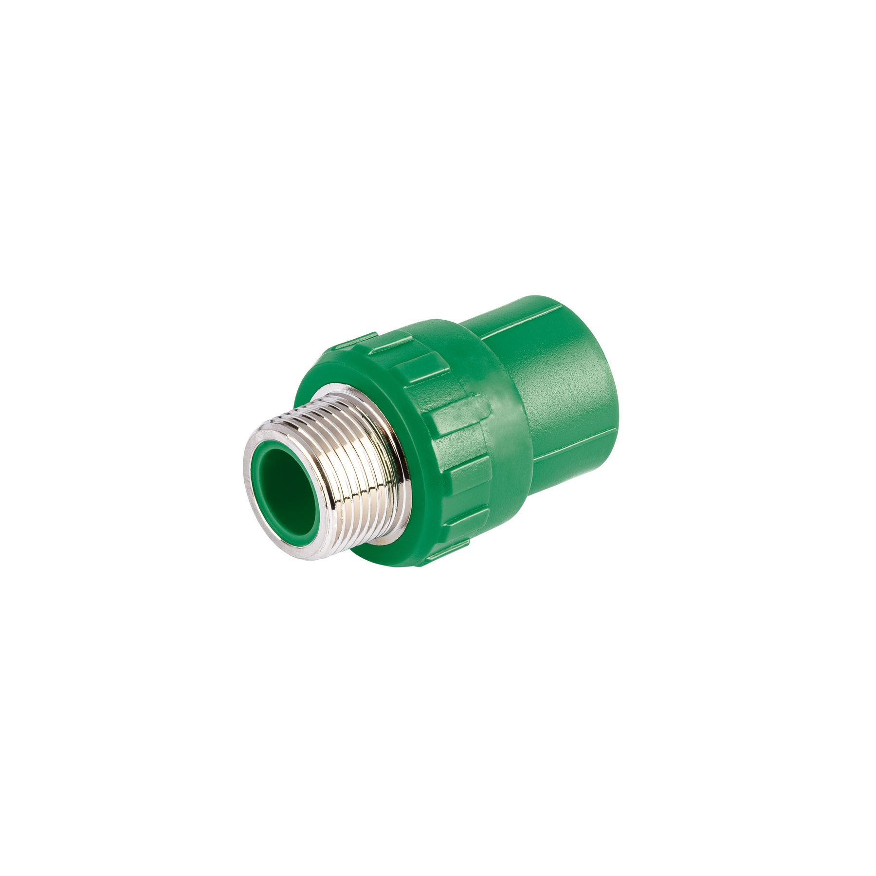 CV-612 Adaptador PPR 3/4' macho con inserto metálico, FOSET Código: 49880