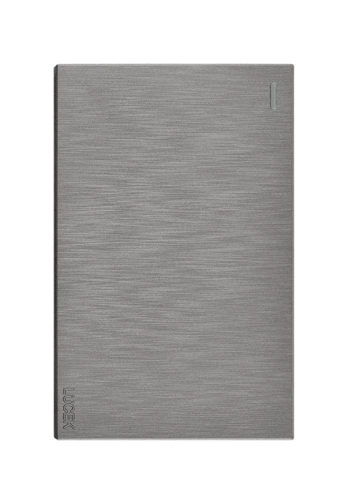 LUCEK BF01/3-P PLACA PLANA CON 1 INTERRUPTOR DE ESCALERA DE 3 MÓDULOS FLAT PLATA