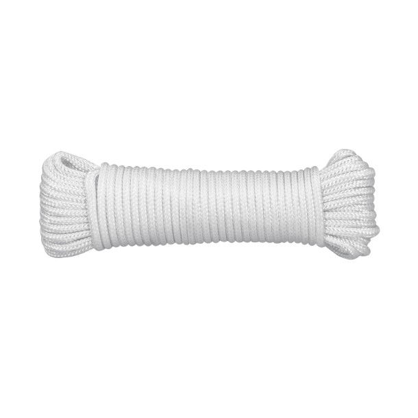 PIO-415P Piola de poliéster diamante de 4mmx15m blanca, madeja Código:48392