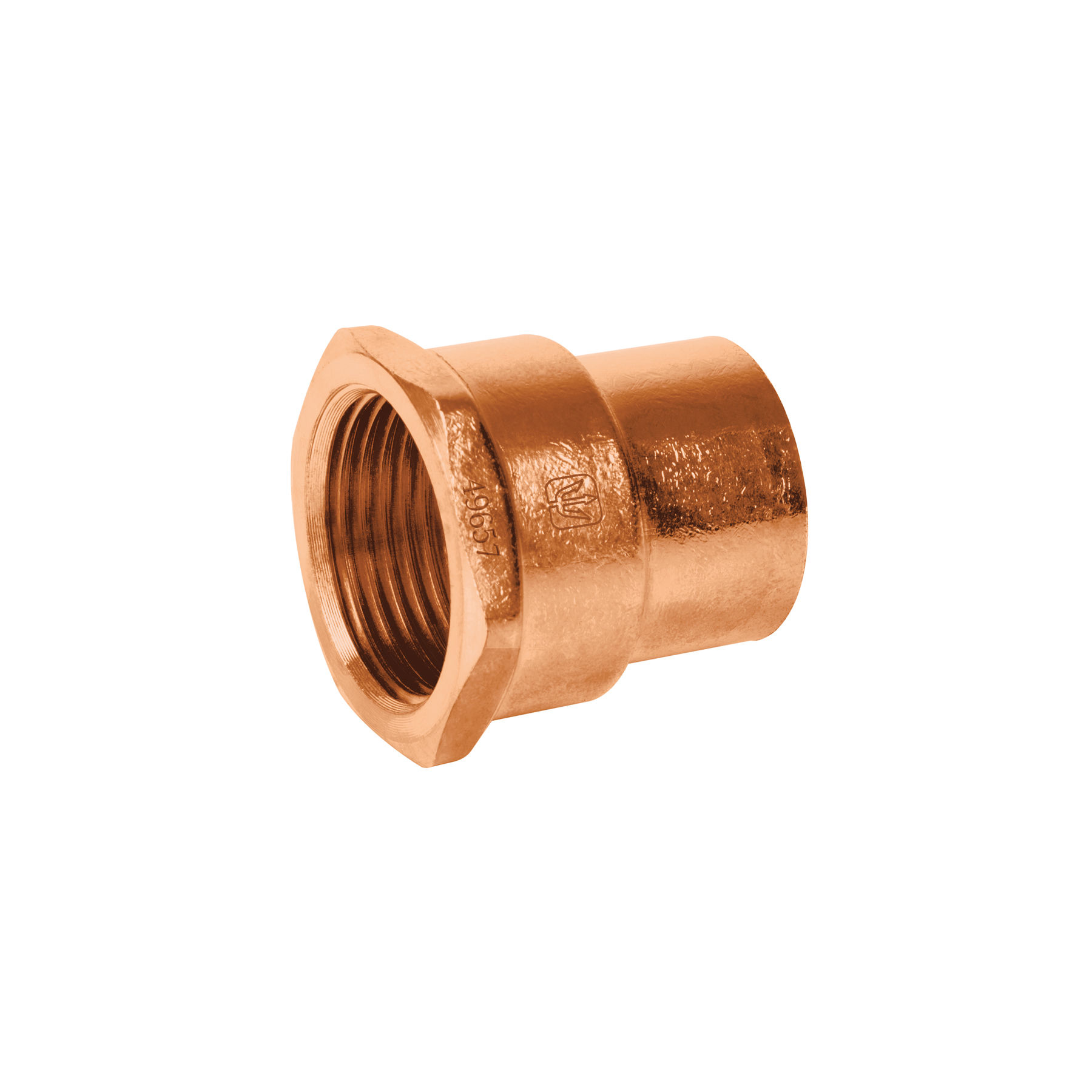 CC-602 Conector de cobre, rosca interior 3/4', FOSET Código: 49657