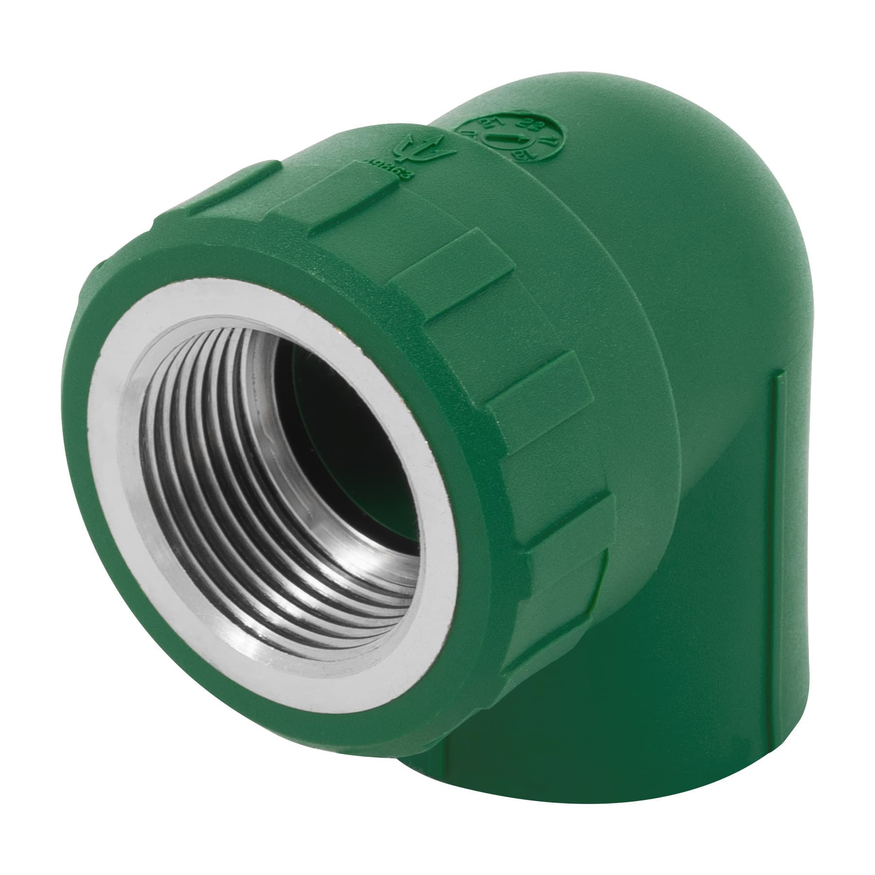 CV-503 Codo 90° PPR, 1', rosca hembra con inserto metálico, FOSET Código: 49863