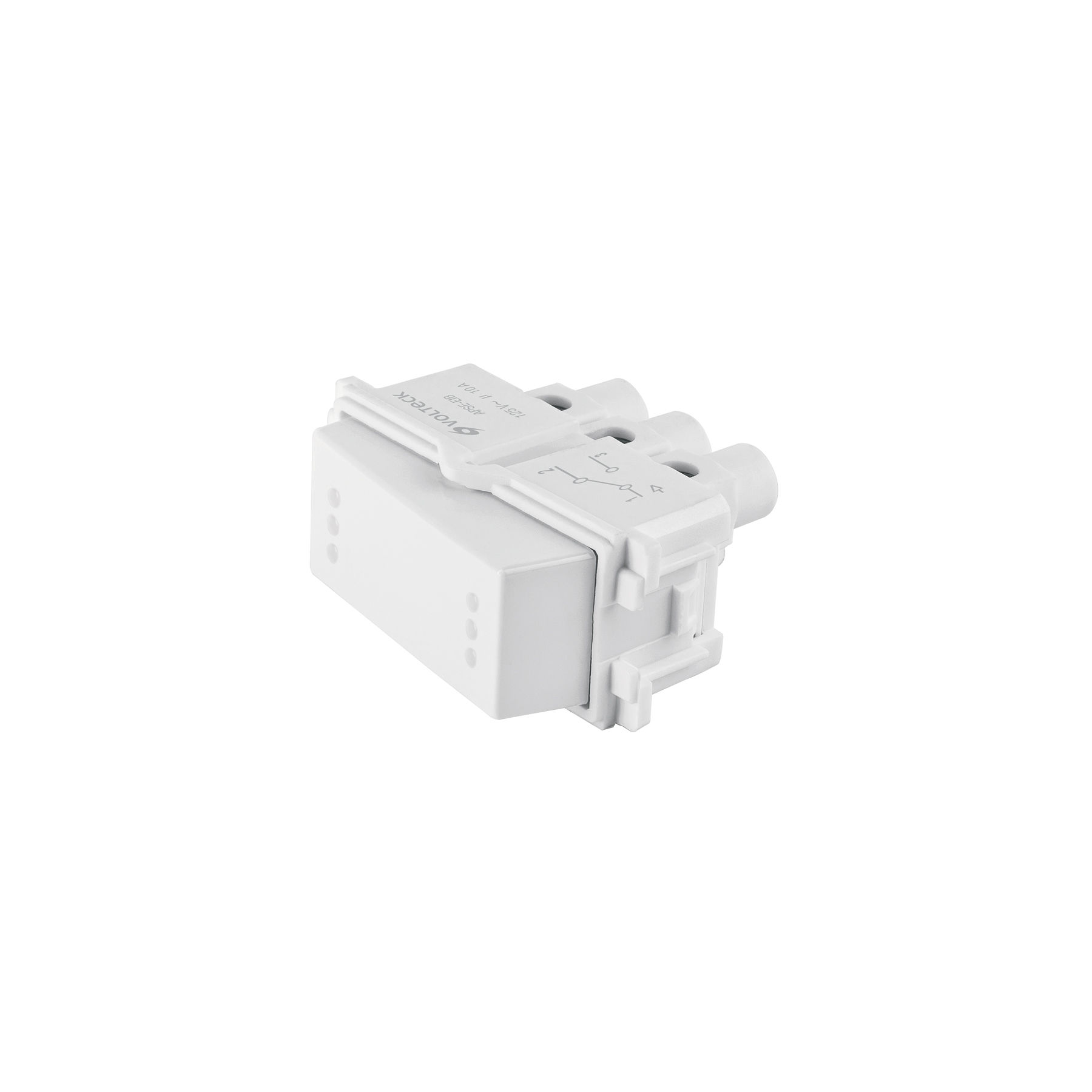 APSE-EIB Interruptor de 3 vías, línea Italiana, color blanco, Código: 48137