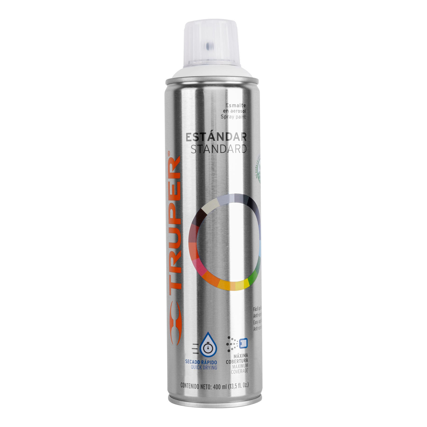 PA-BM Pintura en aerosol, blanco mate, bote esbelto, 400 ml Código:19034