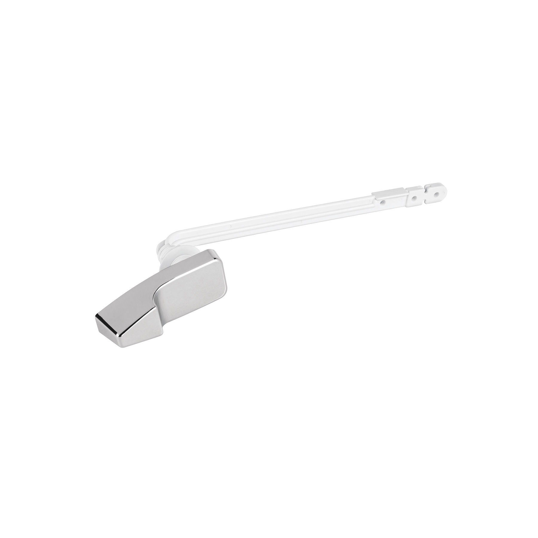 PW-018 Palanca frontal plástica cromada para WC, FOSET Código: 49504