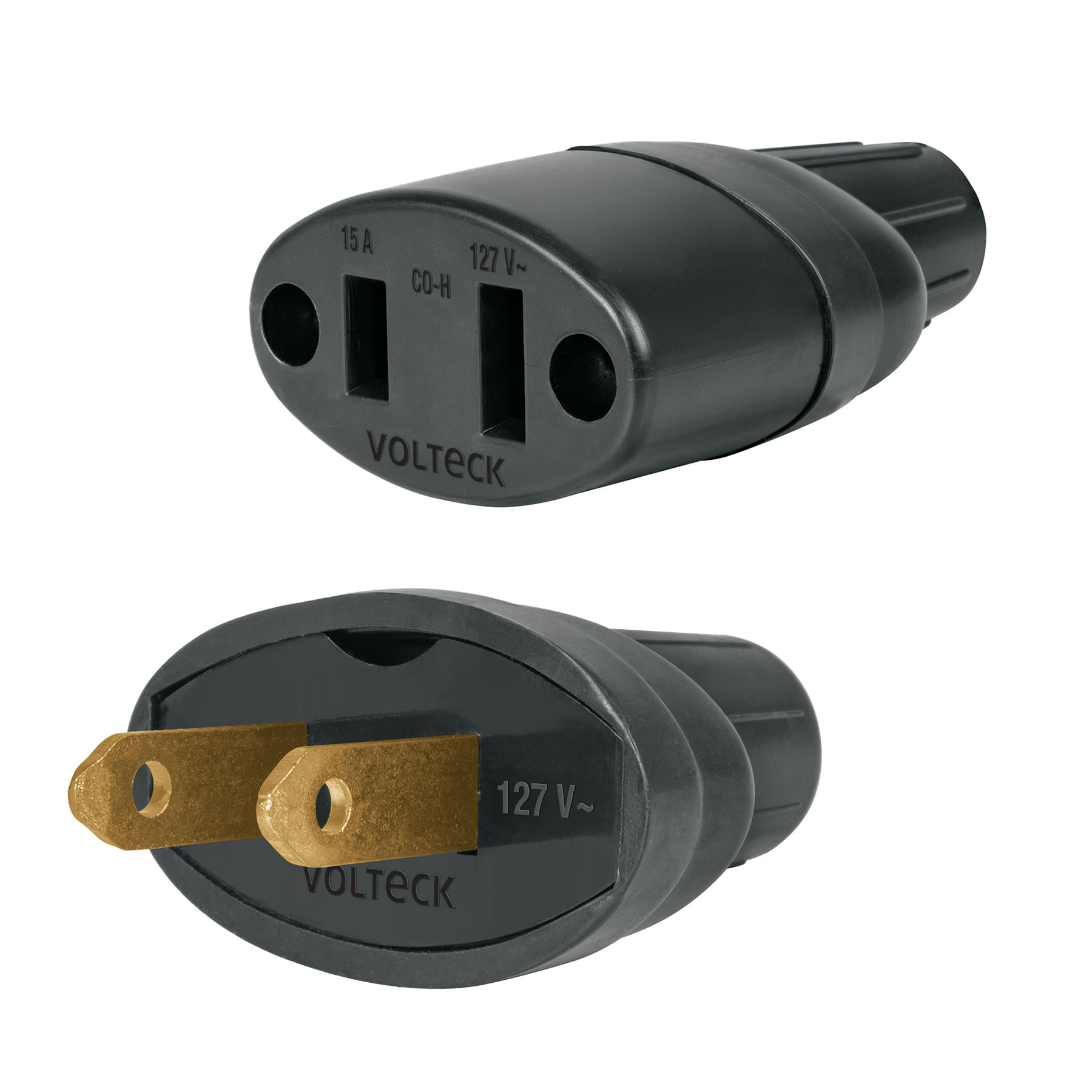 CL-COH Clavija y contacto de hule, bolsa con 2 pzas, VOLTECK Código: 48074
