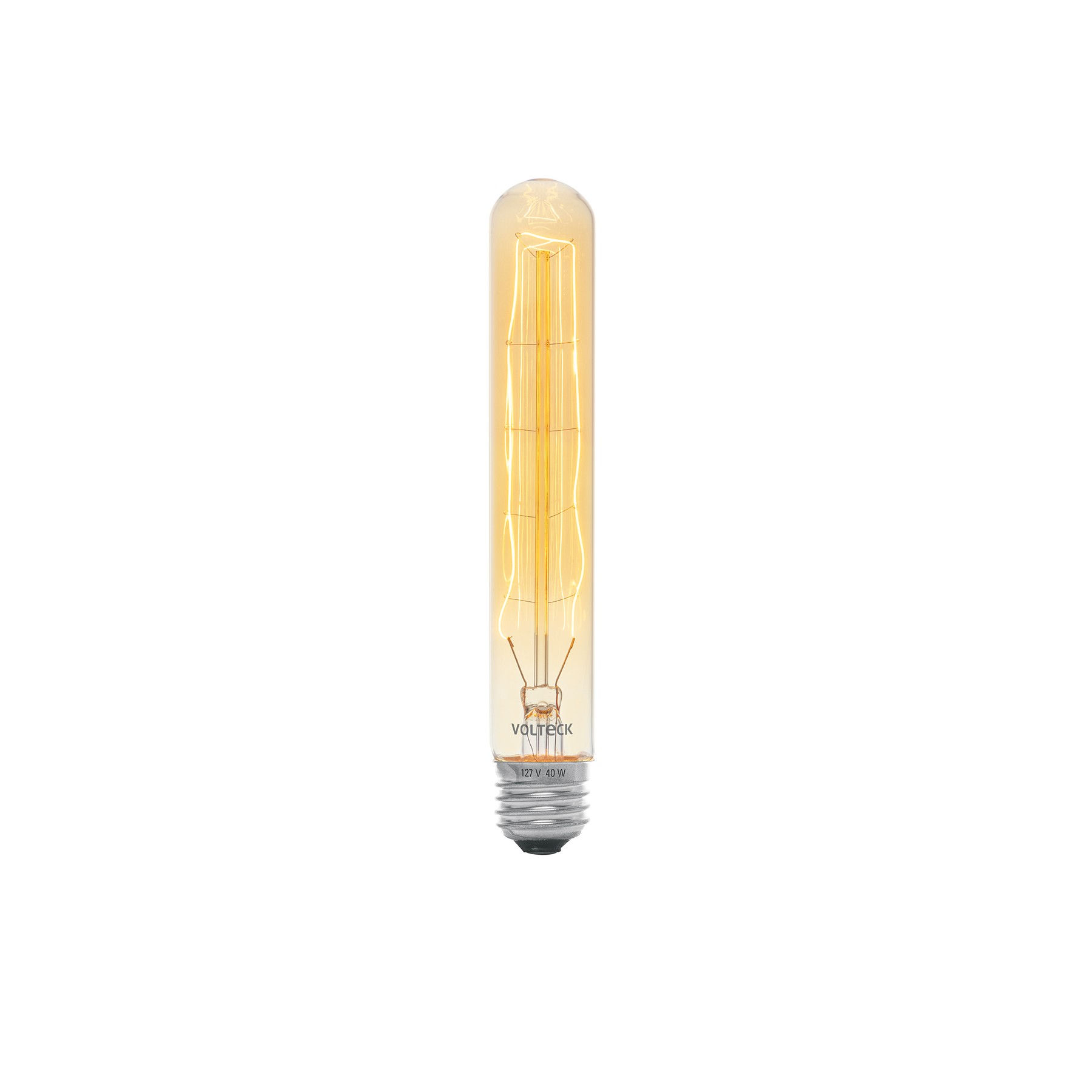 FIV-40P Lámpara incandescente vintage 40 W tipo probeta, VOLTECK Código: 47106