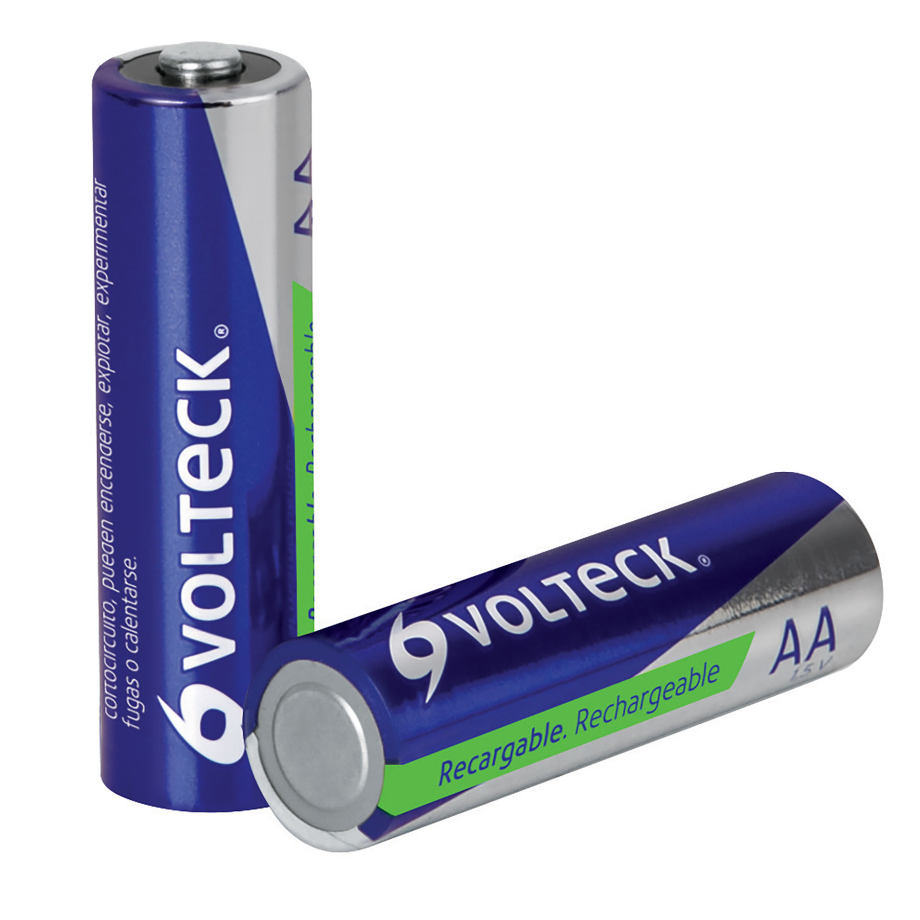 RE-AA Blíster con 2 pilas recargables AA larga duración, 2500 mAh Código: 47204