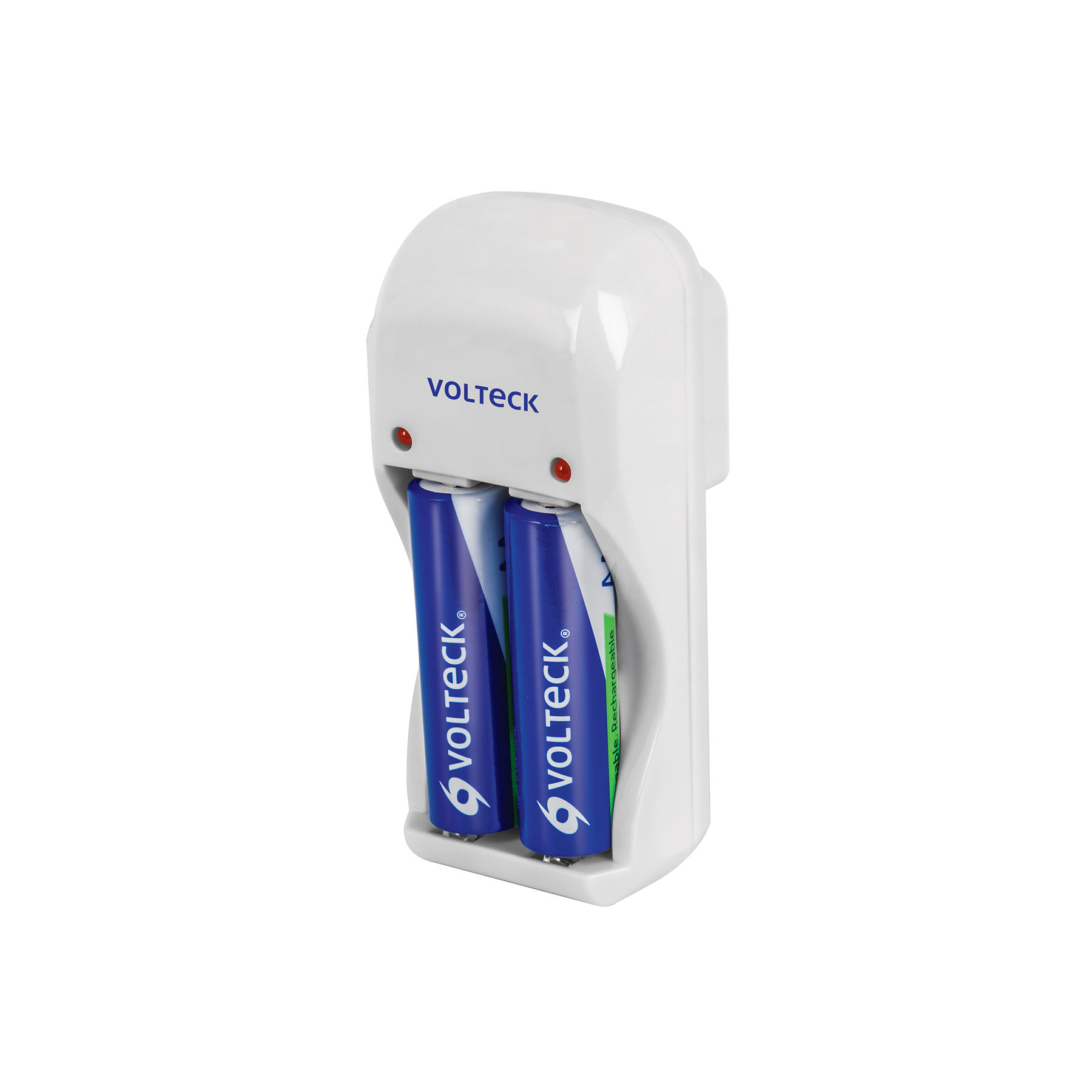 CA-RE-8 Cargador de pilas, AA, AAA y 9V, incluye 2 pilas AA, Código: 46044