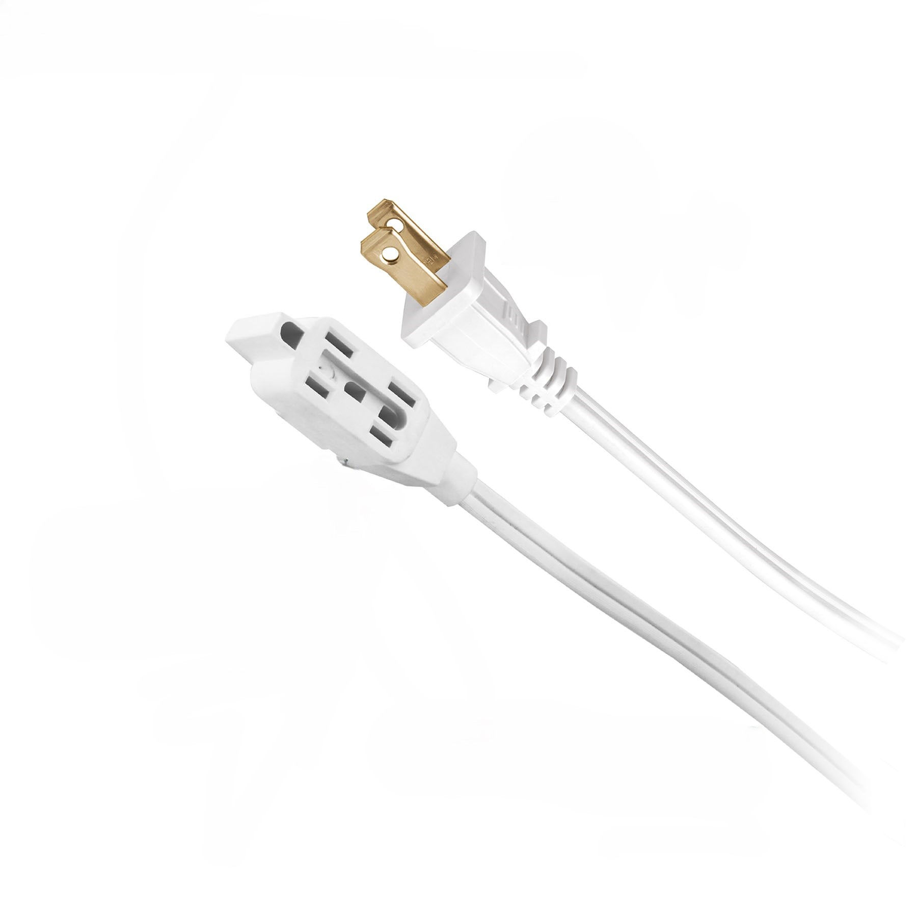 ED-4BR Extensión eléctrica doméstica 4 m clavija recta, blanca Código: 40153