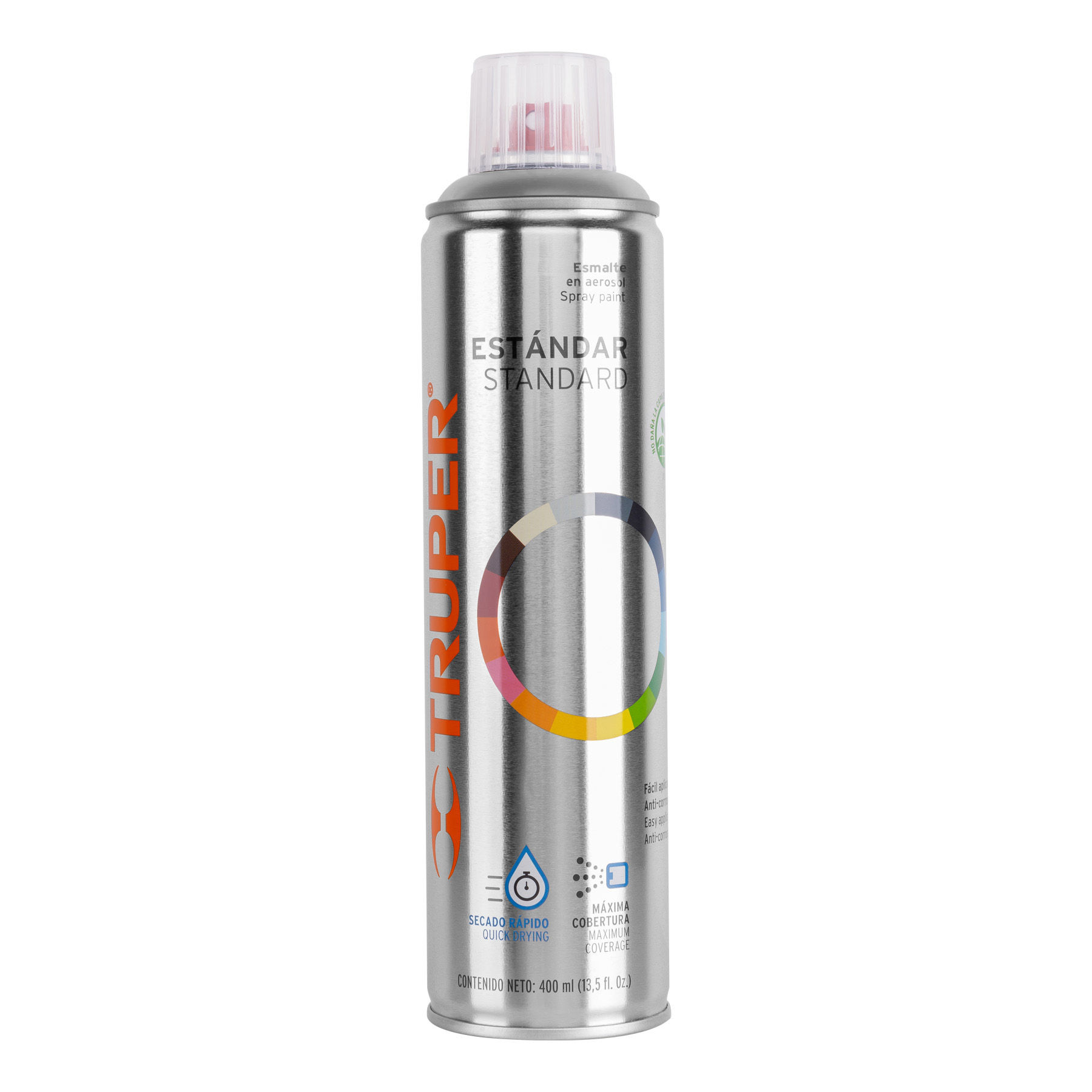 PA-TR Pintura en aerosol,transparente brillante,bote esbelto,400ml Código:19036