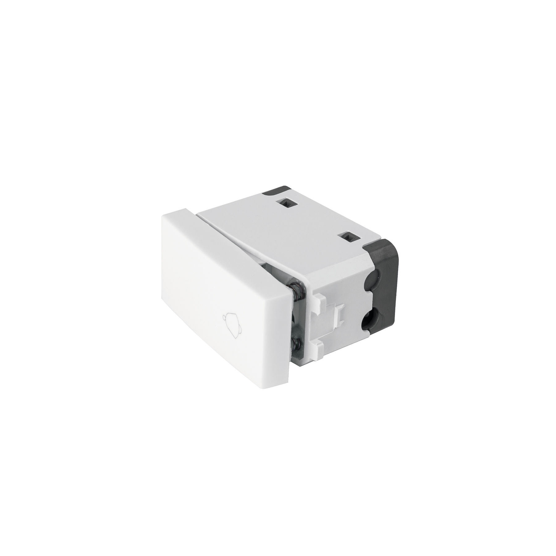 APTI-OB Interruptor para timbre, línea Oslo, color blanco, VOLTECK Código: 48323