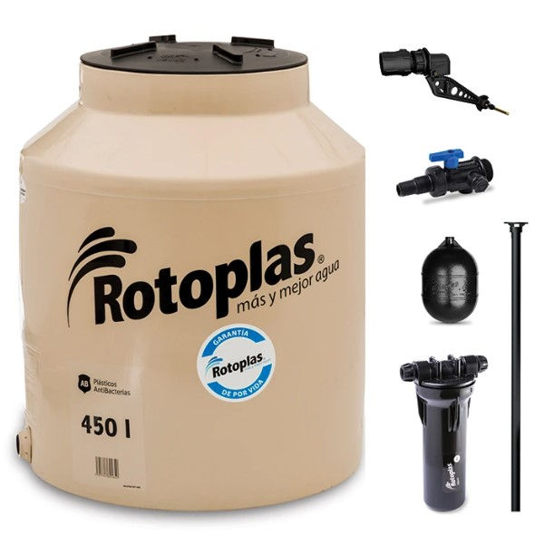 500023 TINACO SMA 450LT TRICAPA ROTOPLAS