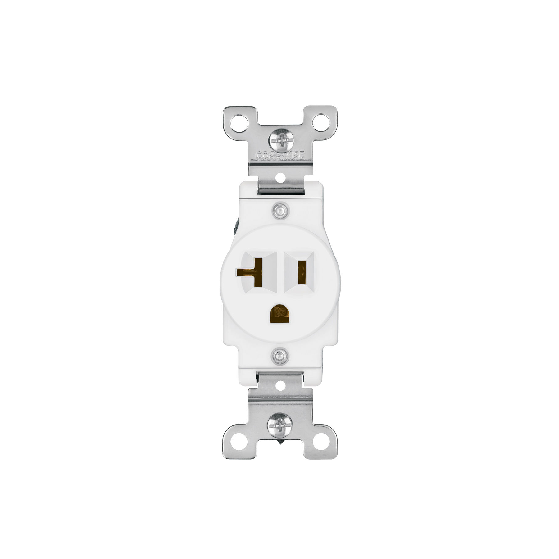 COSE-MSB Contacto sencillo, 2 polos 3 hilos, 20 A, Standard, blanco Código:47730
