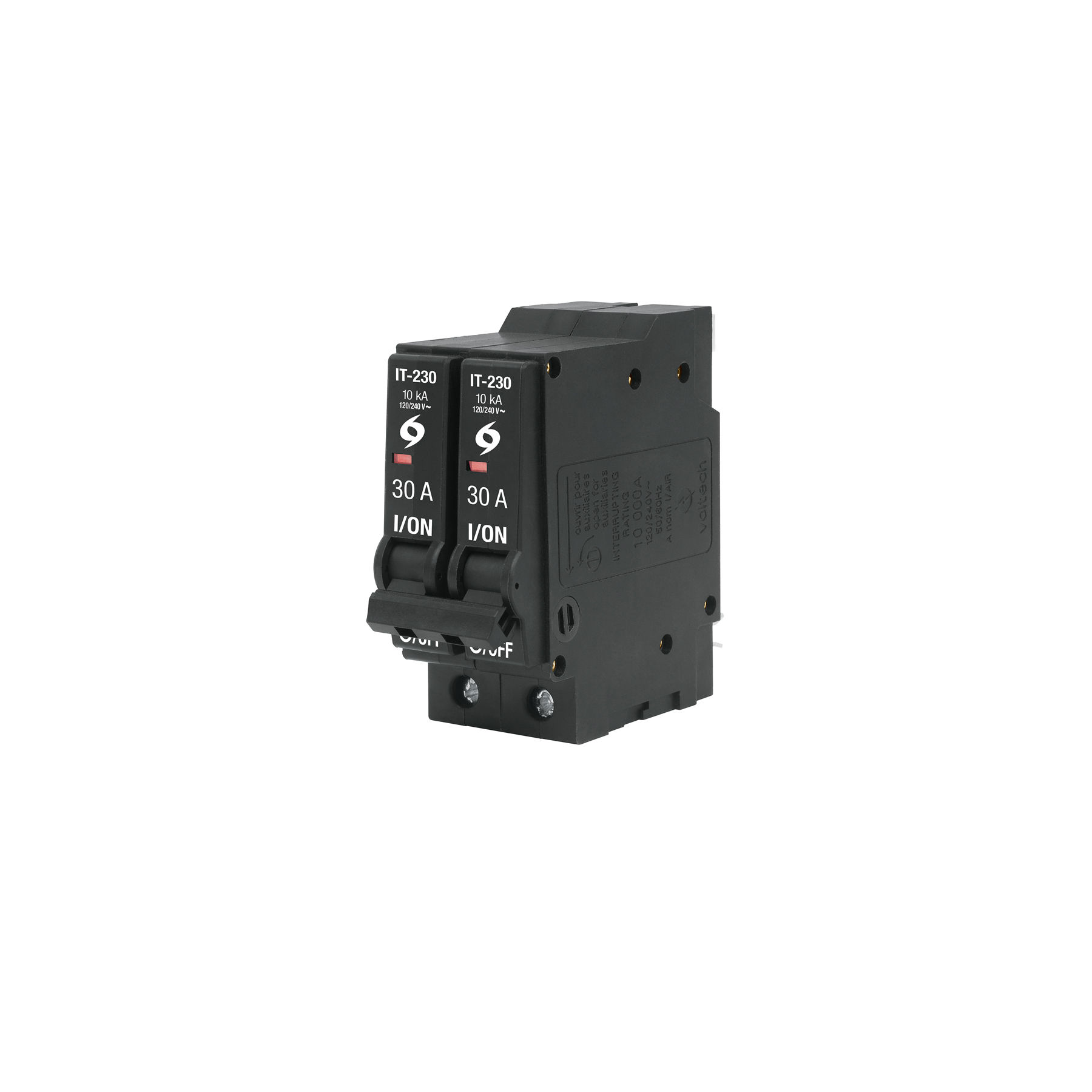 IT-230 Interruptor de 2 polos 30A, enchufable, VOLTECK Código: 46705