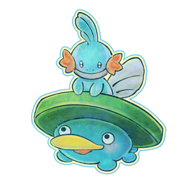 Mudkip and Lotad