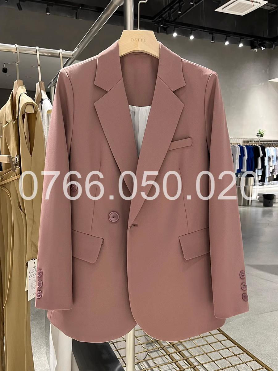 Hình thu nhỏ: Áo khoác vest thiết kế độc đáo màu tím hồng