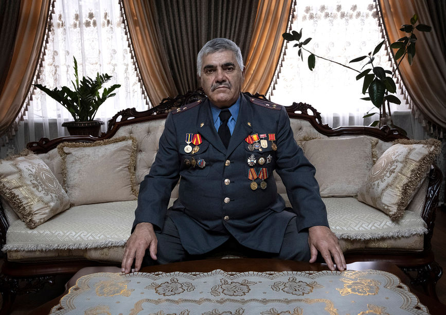 Osmanov Muhammed Sultanovich, a retired police officer from the Issykul Regional Highway Patrol.