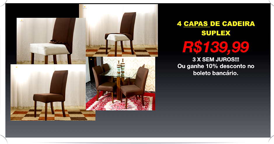 Oferta de Capa de Cadeira