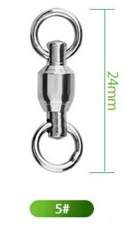 Thumbnail: HTT Salty Dog Tournament Grade Stainless Steel Ball Bearing Swivels