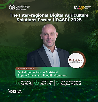 FAO Inter-regional Digital Agriculture Solutions Forum session featuring global experts discussing digital traceability and sustainable agri-food supply chains.
