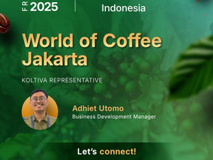 KOLTIVA participe à World of Coffee Jakarta 2025 - Koltiva.com