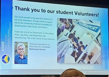 A Rewarding Experience on the OMAE 2025 Organizing Committee