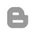 Grey Blogger Icon