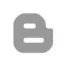 Grey Blogger Icon