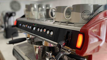 cafe coffee machine front landscape