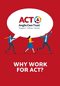 Front page of ACT's publication 'why work for ACT'