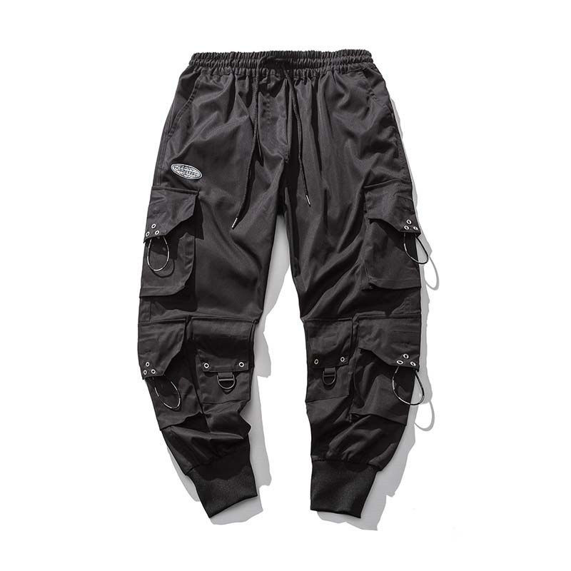 Thumbnail: Black Baggy Cargo Pants