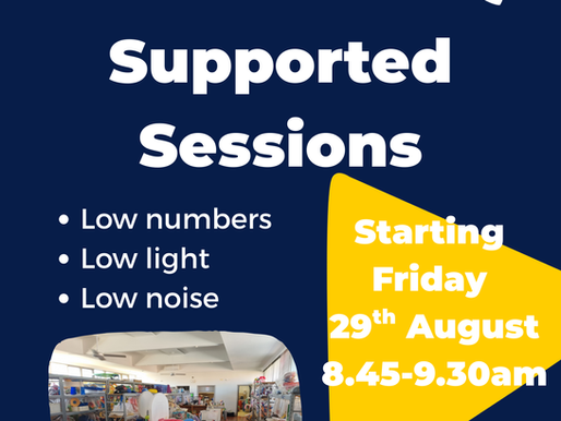 Open longer, disability support, party packs