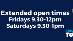 Extended open times starting THIS Friday