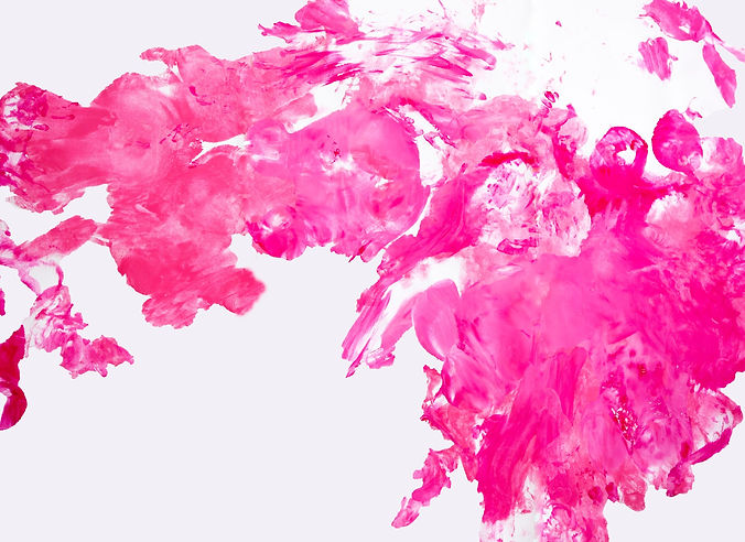 une peinture rose art thérapie