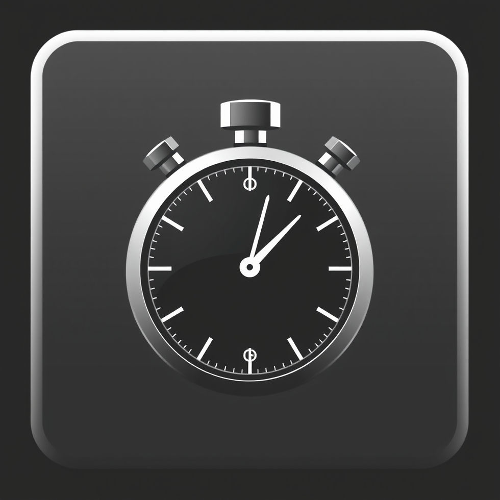 create a simple grayscale stopwatch icon.jpg