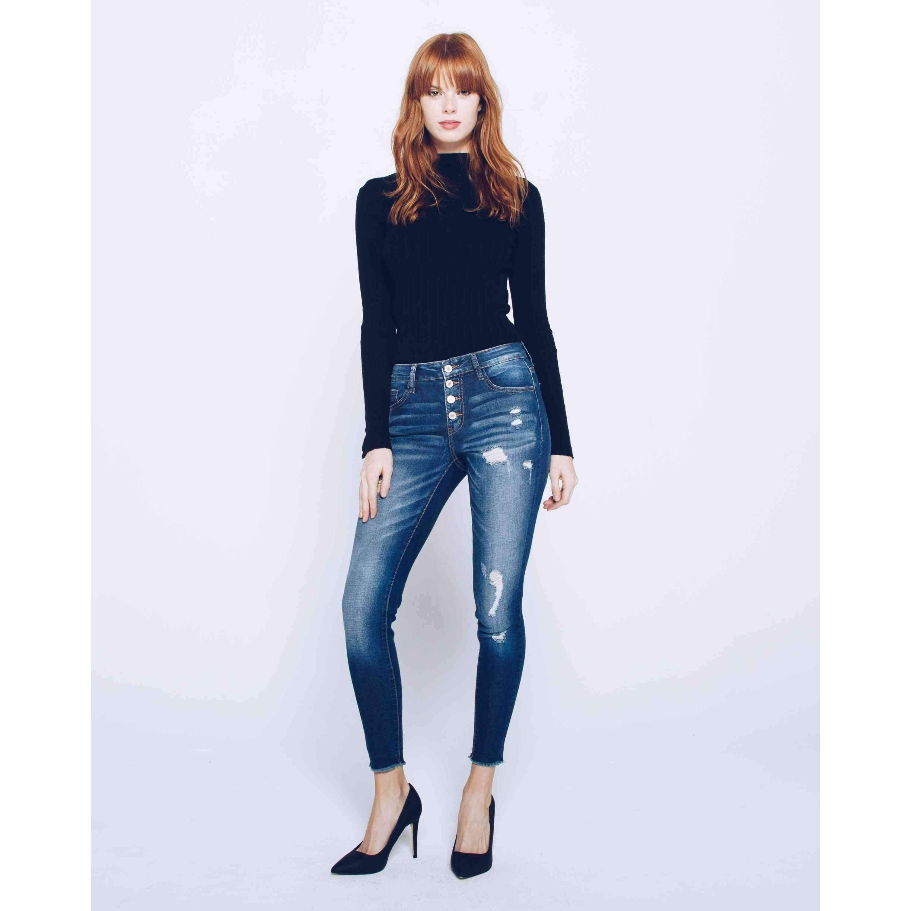 Kc-5029d Dark Jeans