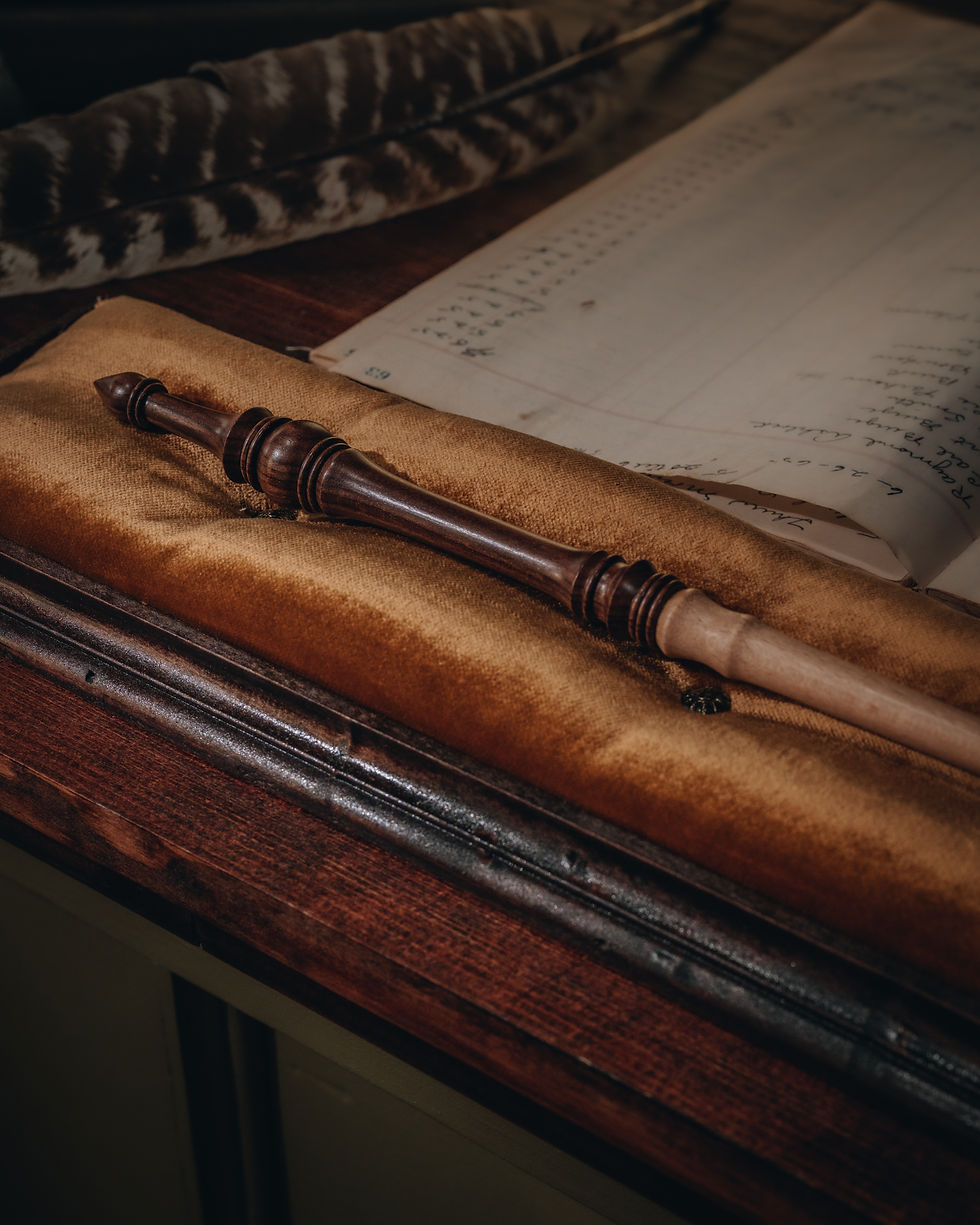 Thumbnail: Rosewood/ Beech, Phoenix Feather 14¾ IN