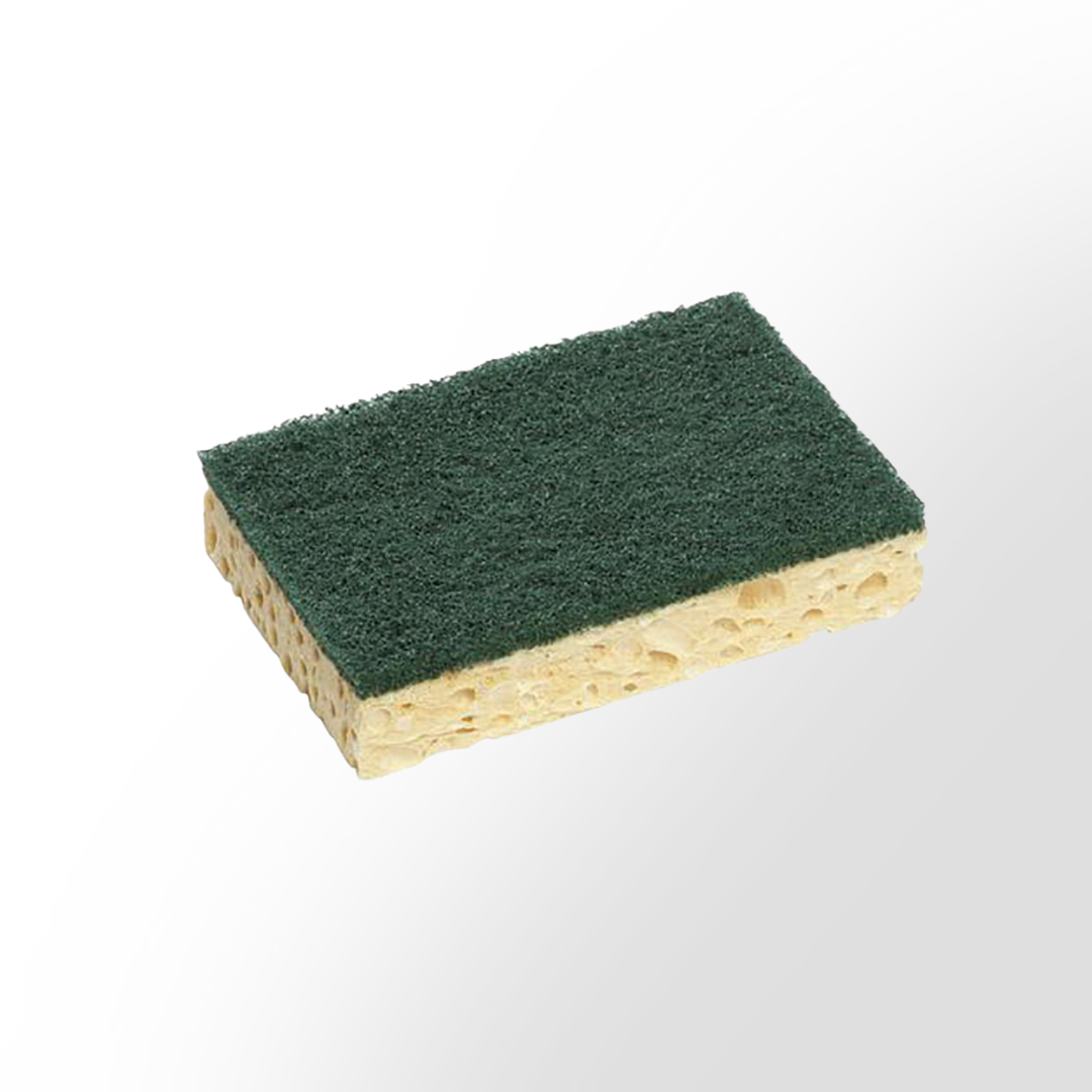 Eponge grattante 74 vert/blond 100% recyclé