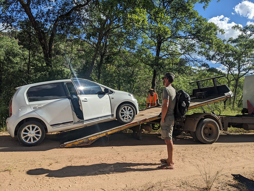 Nous avons du écourter la visite...