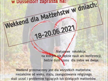 Weekend dla Małżeństw 2021