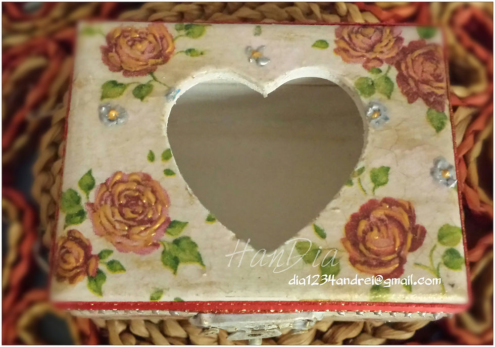 Cutie "Roses and heart"