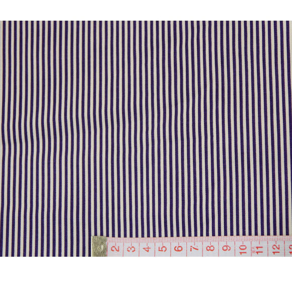 Thumbnail: Stripe Pattern, Brown Stripe, Oxford Cotton Fabric by the yard, Free Shipping