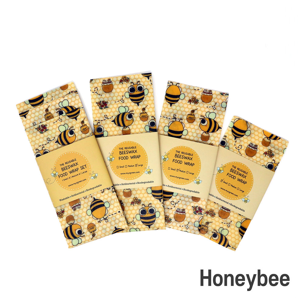 Thumbnail: Insect & Rabbit Reusable Beeswax food wraps, Washable Wax wrap paper, Zero waste