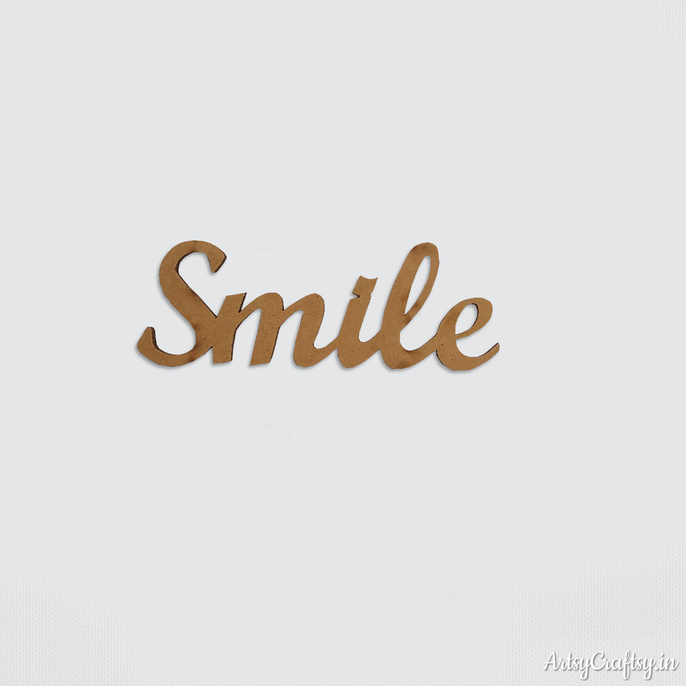 MDF Smile Sentiment cutout