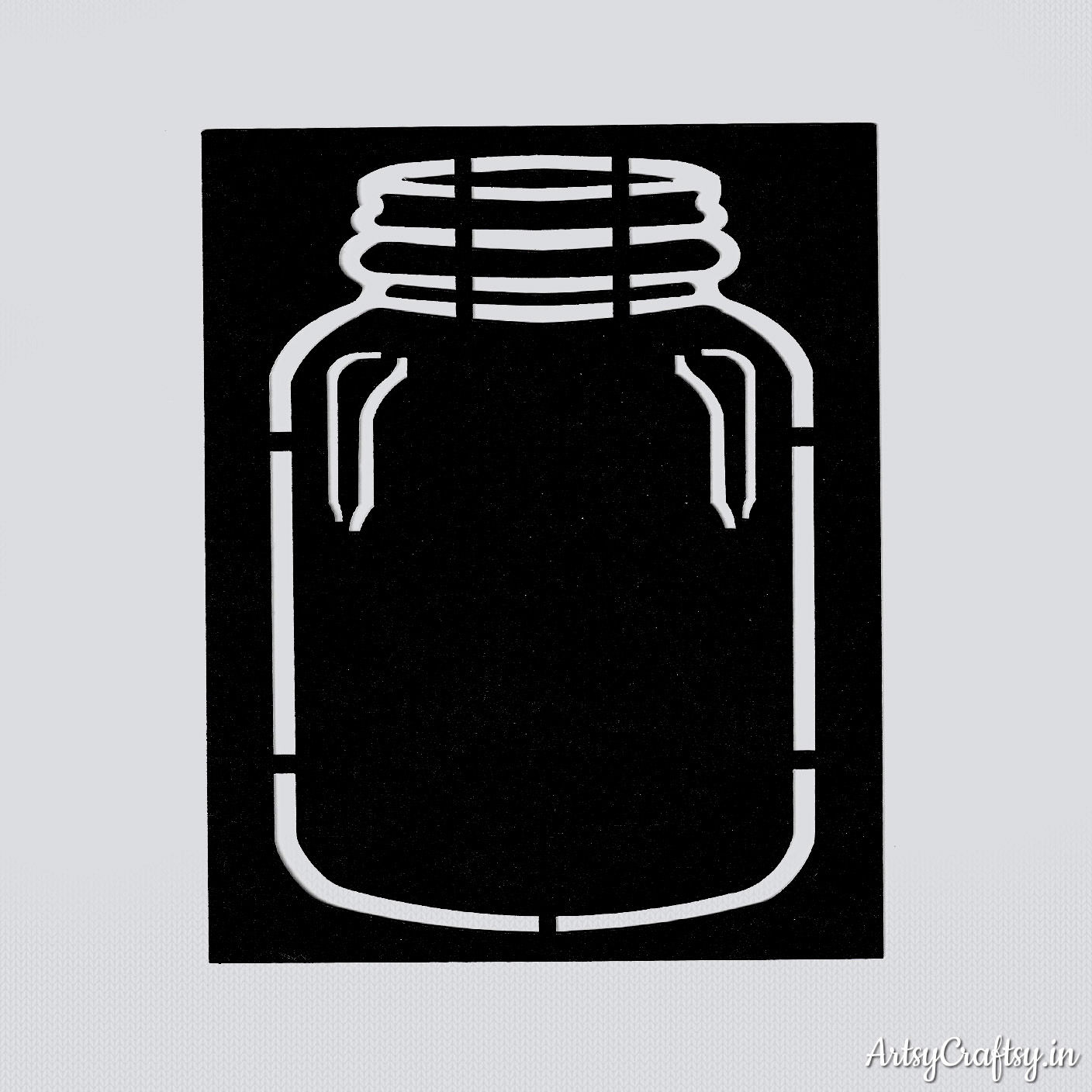 Jar stencil