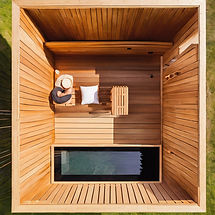 spa wellness sauna outside from above.jp
