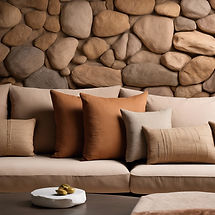 picture of detail with stone wall, earth