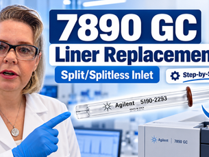 Replaceing GC Inlet Liner & O-Ring | Agilent 7890 Split/Splitless Inlet